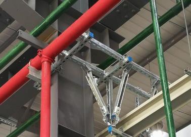 富县该抗震支架的整体式支吊架结构协调性好